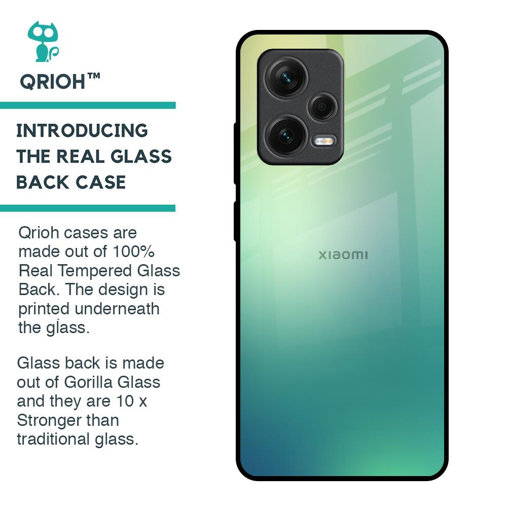 Dusty Green Glass Case for Redmi Note 12 Pro 5G