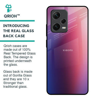 Multi Shaded Gradient Glass Case for Redmi Note 12 Pro 5G