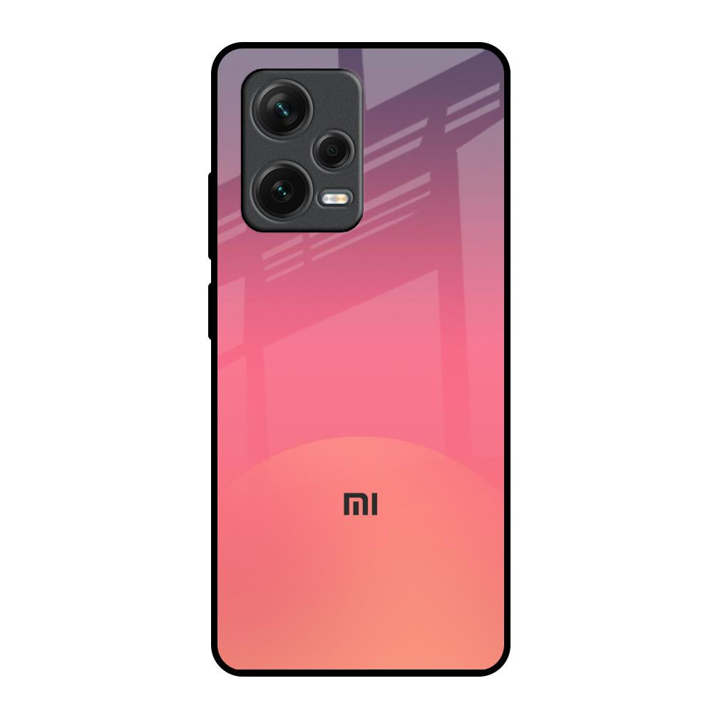 Sunset Orange Redmi Note 12 Pro 5G Glass Cases & Covers Online