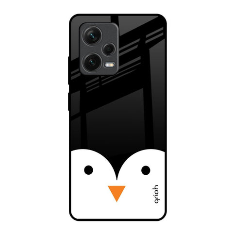 Cute Penguin Redmi Note 12 Pro 5G Glass Cases & Covers Online