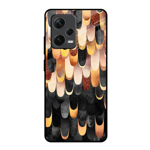 Bronze Abstract Redmi Note 12 Pro 5G Glass Cases & Covers Online