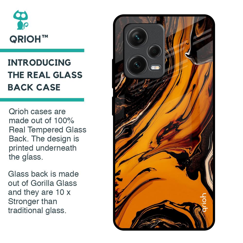 Secret Vapor Glass Case for Redmi Note 12 Pro 5G