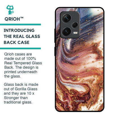 Exceptional Texture Glass Case for Redmi Note 12 Pro 5G