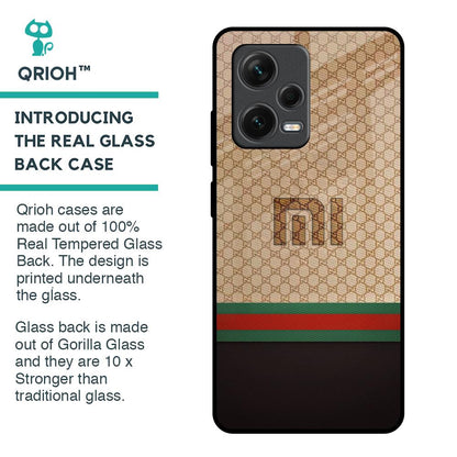 High End Fashion Glass case for Redmi Note 12 Pro 5G