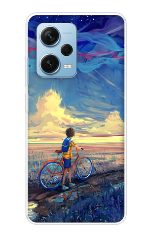 Riding Bicycle to Dreamland Redmi Note 12 Pro 5G Back Cover
