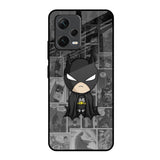 Cartoon Art Redmi Note 12 5G Glass Back Cover Online