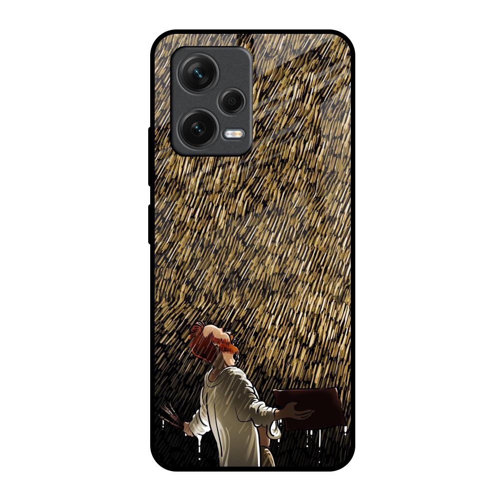 Rain Festival Redmi Note 12 5G Glass Back Cover Online