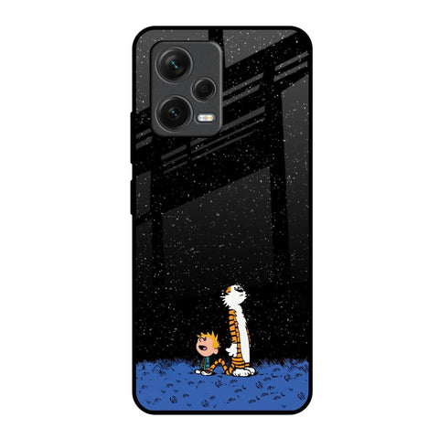 Night Sky Star Redmi Note 12 5G Glass Back Cover Online