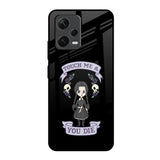 Touch Me & You Die Redmi Note 12 5G Glass Back Cover Online