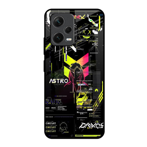 Astro Glitch Redmi Note 12 5G Glass Back Cover Online