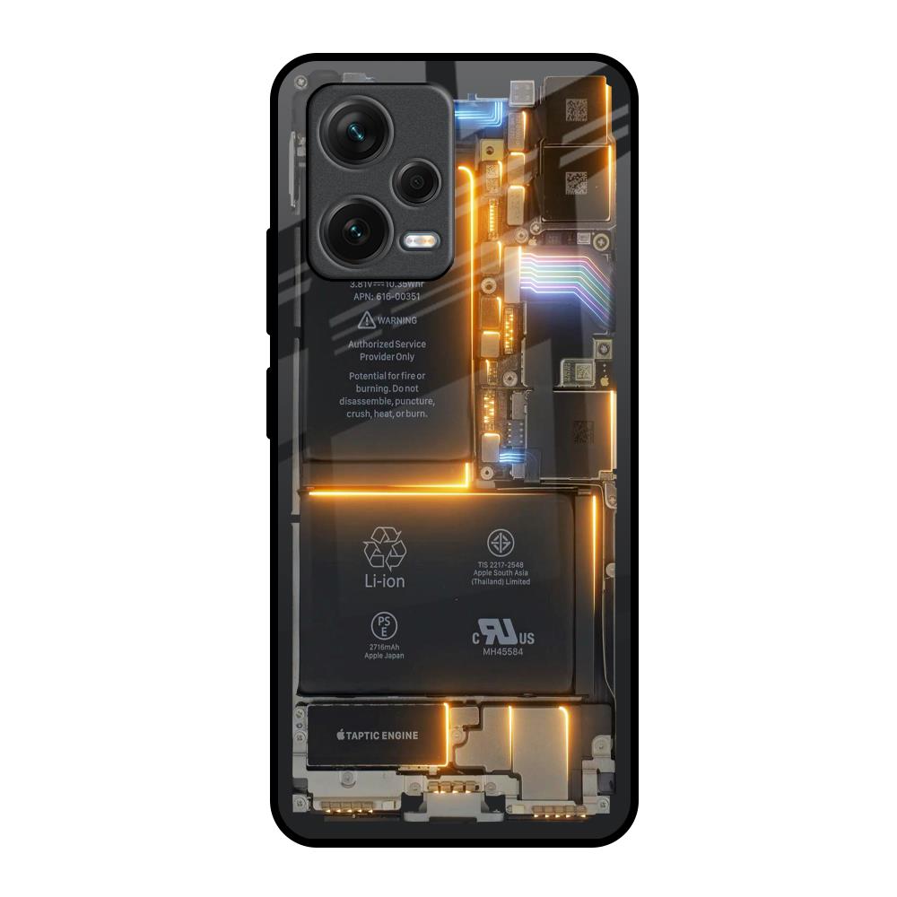Glow Up Skeleton Redmi Note 12 5G Glass Back Cover Online