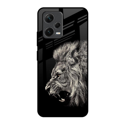 Brave Lion Redmi Note 12 5G Glass Back Cover Online