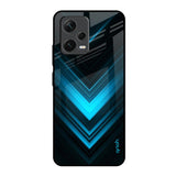 Vertical Blue Arrow Redmi Note 12 5G Glass Back Cover Online