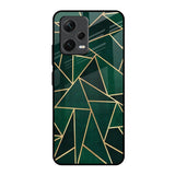 Abstract Green Redmi Note 12 5G Glass Back Cover Online