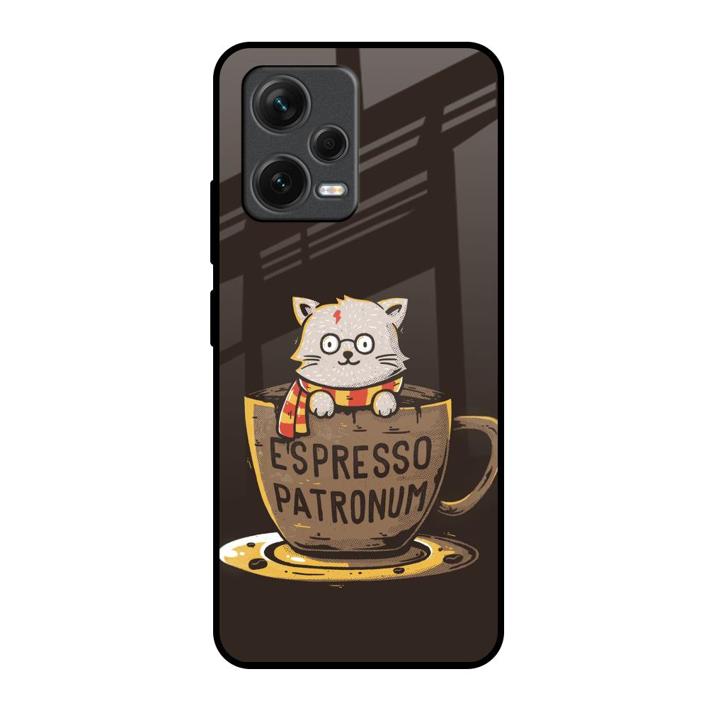 Tea With Kitty Redmi Note 12 5G Glass Back Cover Online