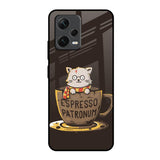 Tea With Kitty Redmi Note 12 5G Glass Back Cover Online