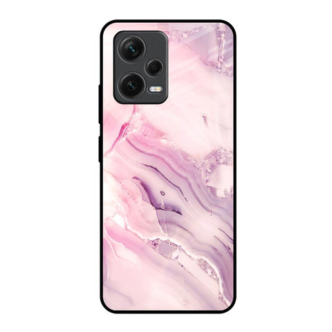 Diamond Pink Gradient Redmi Note 12 5G Glass Back Cover Online