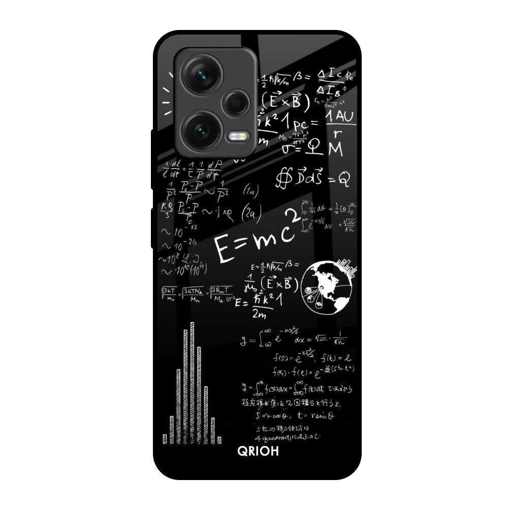 Funny Math Redmi Note 12 5G Glass Back Cover Online