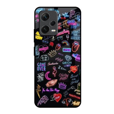 Accept The Mystery Redmi Note 12 5G Glass Back Cover Online