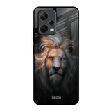 Devil Lion Redmi Note 12 5G Glass Back Cover Online