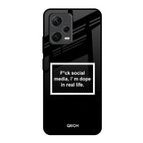 Dope In Life Redmi Note 12 5G Glass Back Cover Online