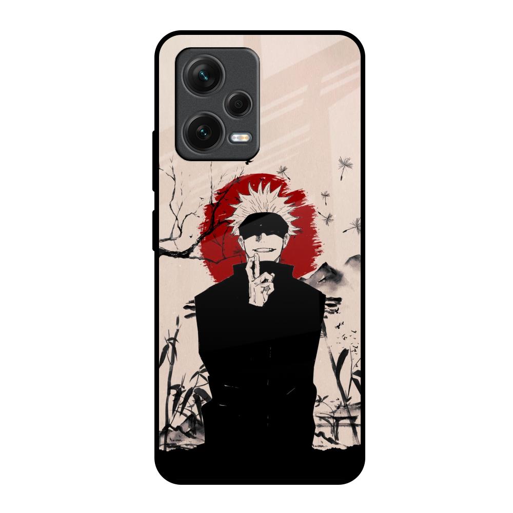 Manga Series Redmi Note 12 5G Glass Back Cover Online
