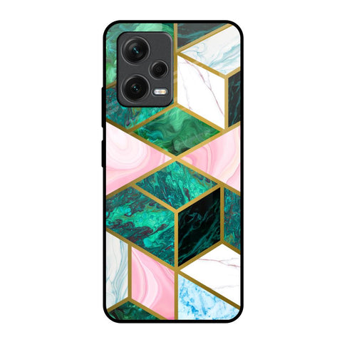 Seamless Green Marble Redmi Note 12 5G Glass Back Cover Online