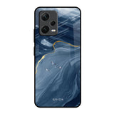 Deep Ocean Marble Redmi Note 12 5G Glass Back Cover Online