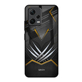 Black Warrior Redmi Note 12 5G Glass Back Cover Online