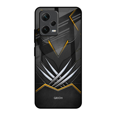 Black Warrior Redmi Note 12 5G Glass Back Cover Online