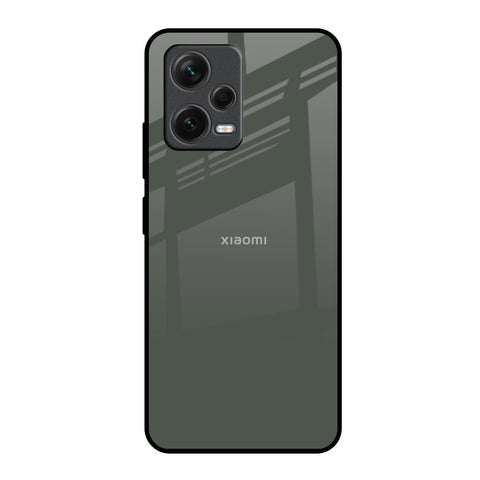 Charcoal Redmi Note 12 5G Glass Back Cover Online