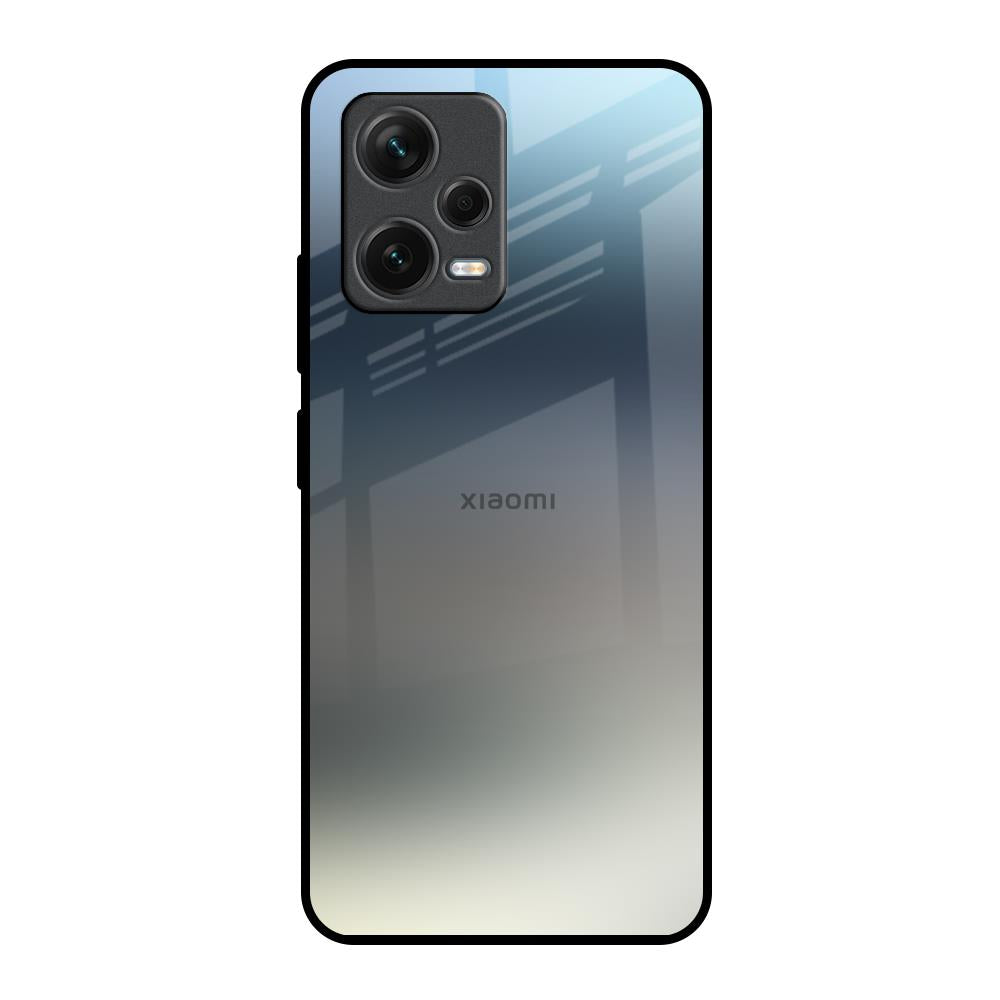 Tricolor Ombre Redmi Note 12 5G Glass Back Cover Online