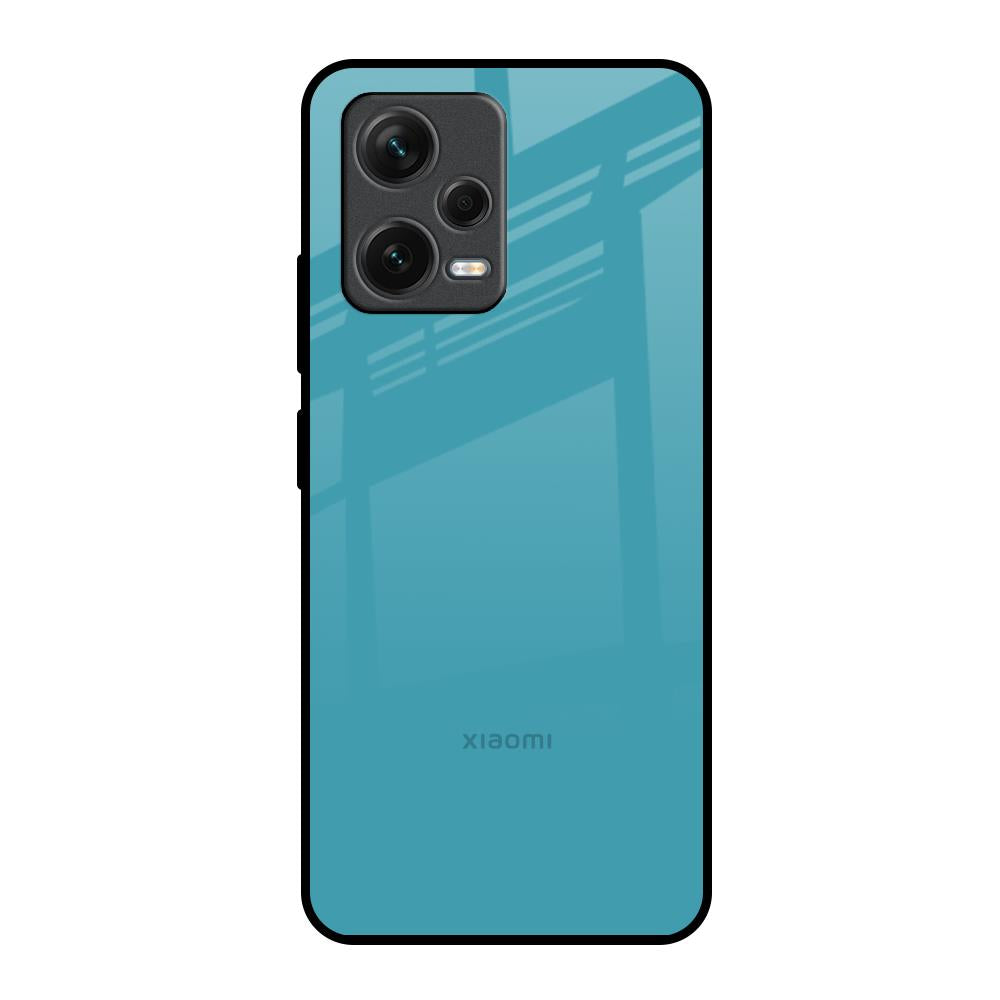 Oceanic Turquiose Redmi Note 12 5G Glass Back Cover Online