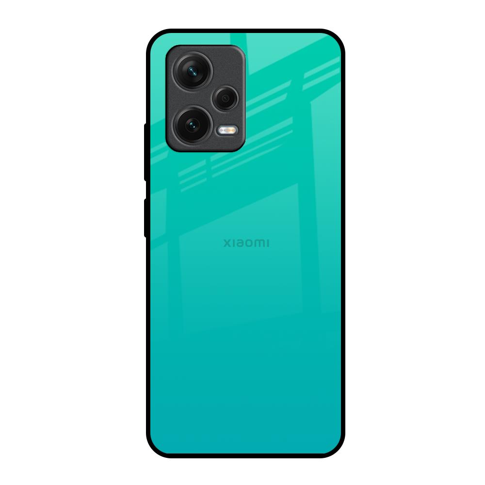 Cuba Blue Redmi Note 12 5G Glass Back Cover Online