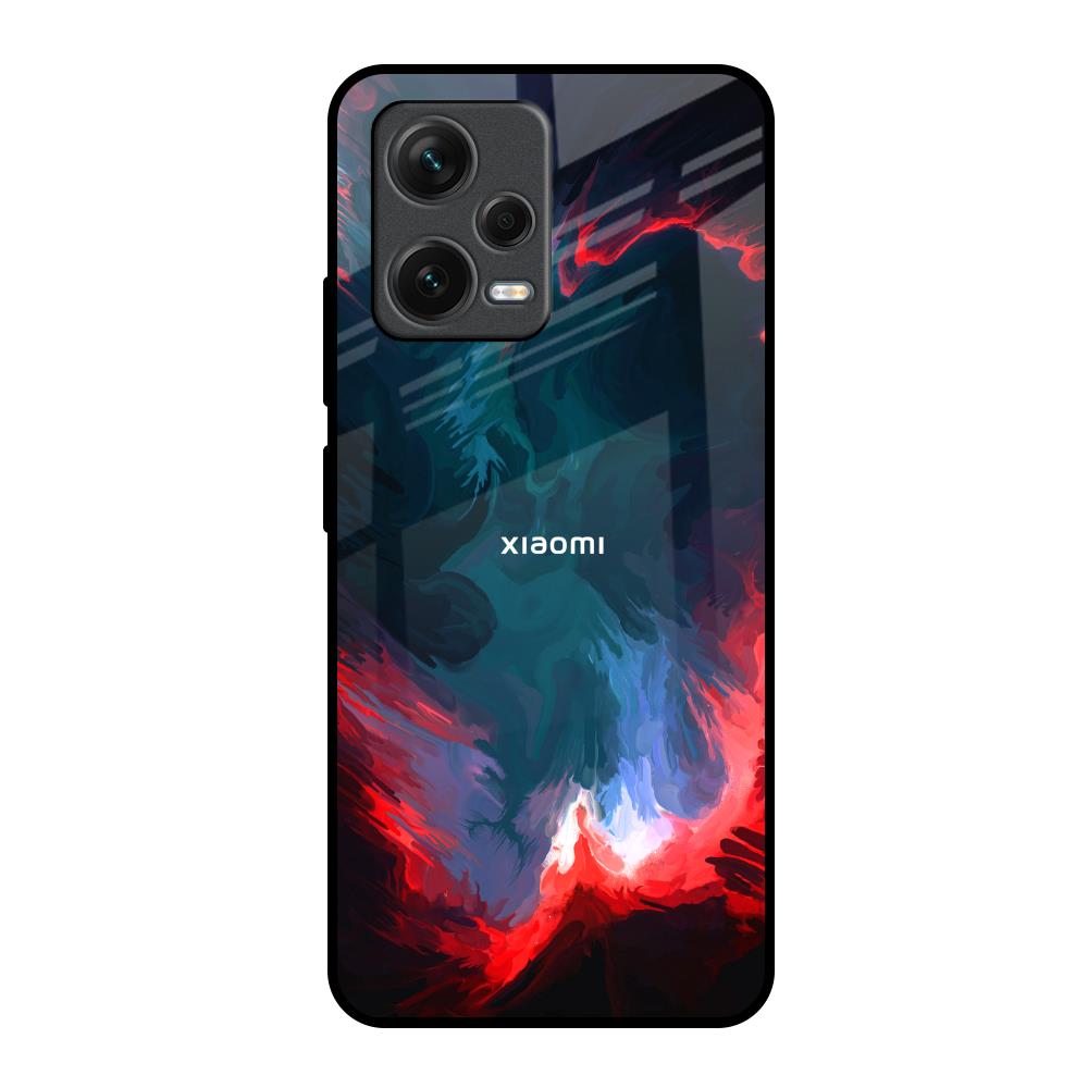 Brush Art Redmi Note 12 5G Glass Back Cover Online