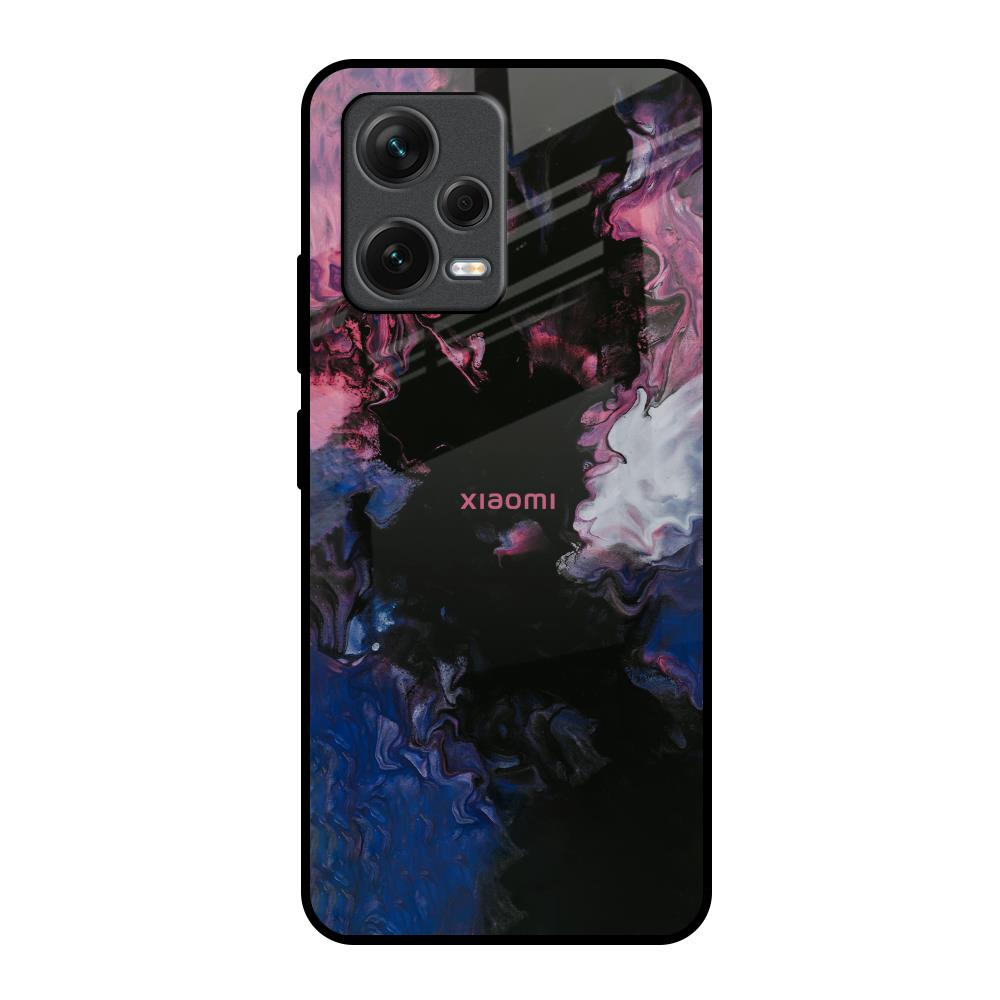 Smudge Brush Redmi Note 12 5G Glass Back Cover Online