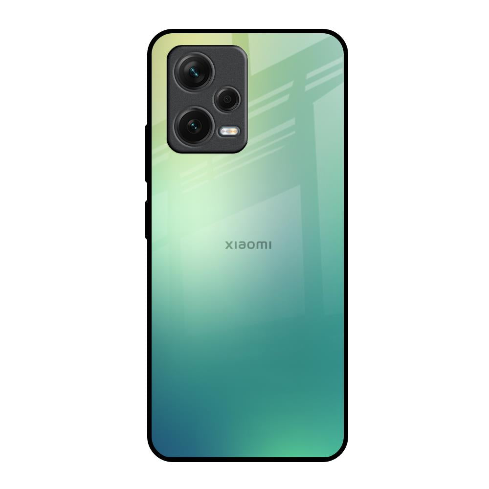 Dusty Green Redmi Note 12 5G Glass Back Cover Online