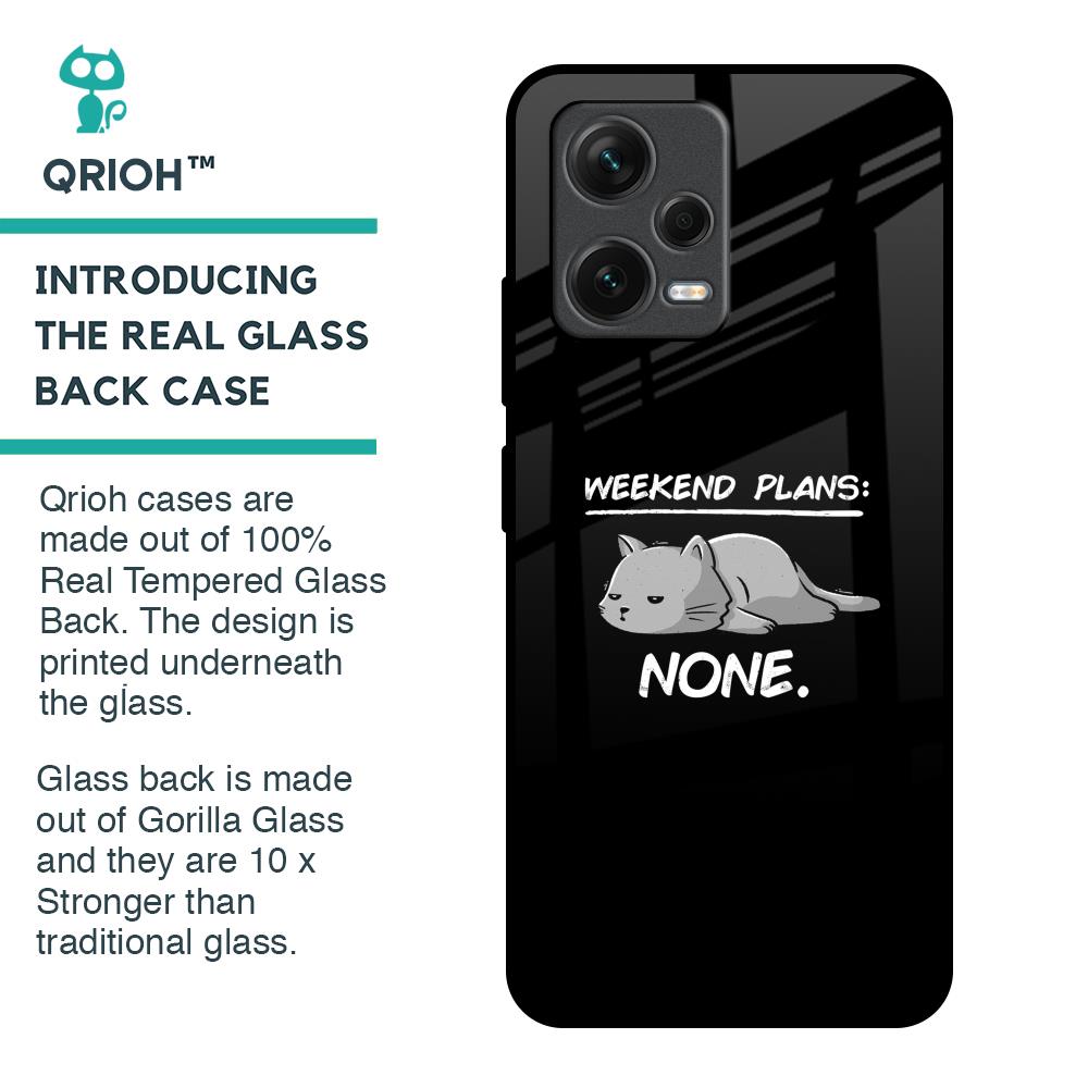 Weekend Plans Glass Case for Redmi Note 12 5G