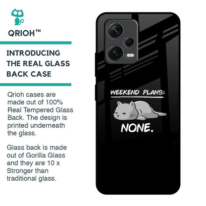 Weekend Plans Glass Case for Redmi Note 12 5G