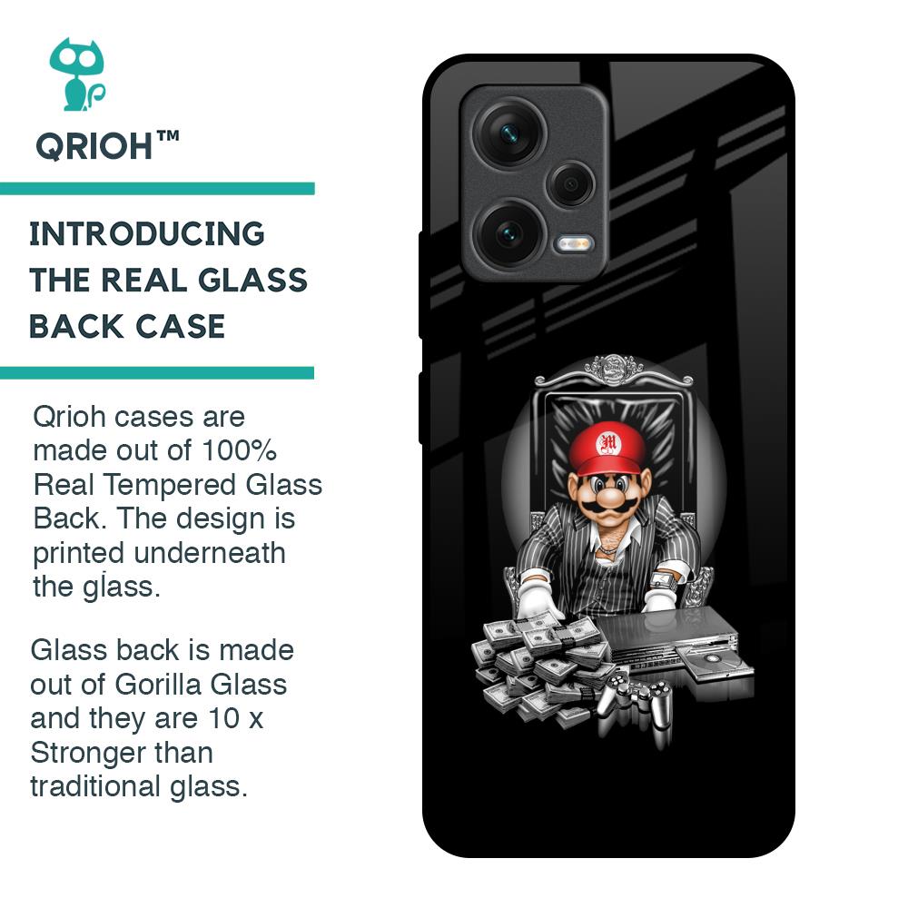 Dark Secret Glass Case for Redmi Note 12 5G