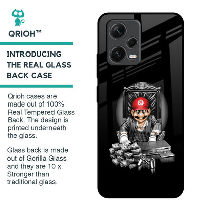 Dark Secret Glass Case for Redmi Note 12 5G