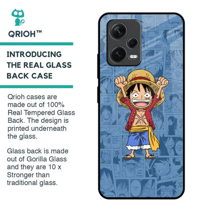 Chubby Anime Glass Case for Redmi Note 12 5G