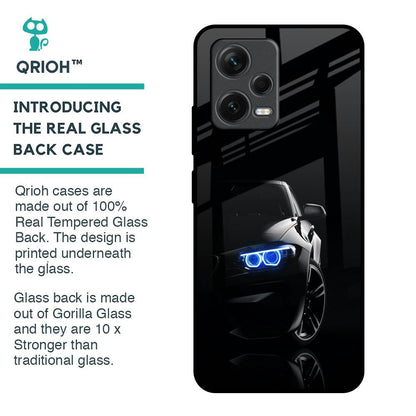 Car In Dark Glass Case for Redmi Note 12 5G