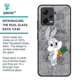 Cute Baby Bunny Glass Case for Redmi Note 12 5G