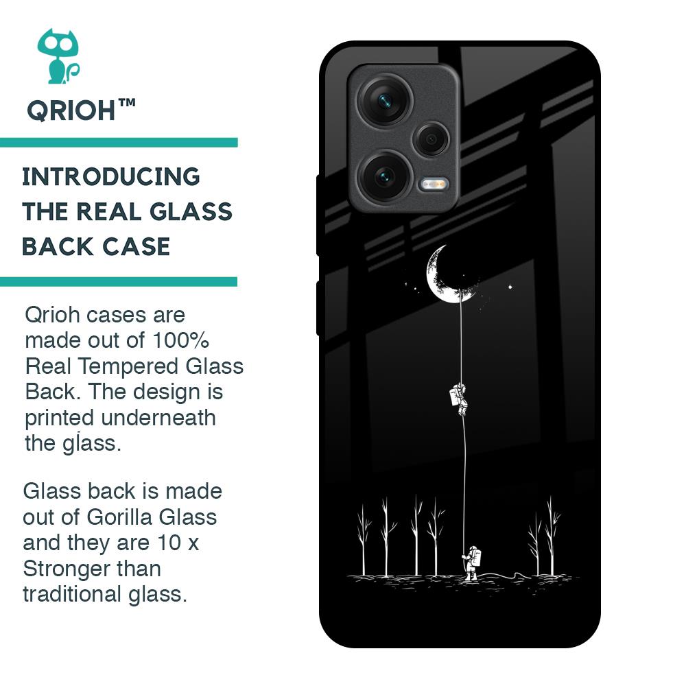 Catch the Moon Glass Case for Redmi Note 12 5G