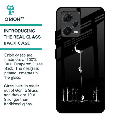 Catch the Moon Glass Case for Redmi Note 12 5G