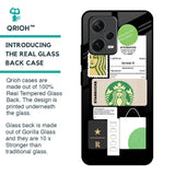 Coffee Latte Glass Case for Redmi Note 12 5G