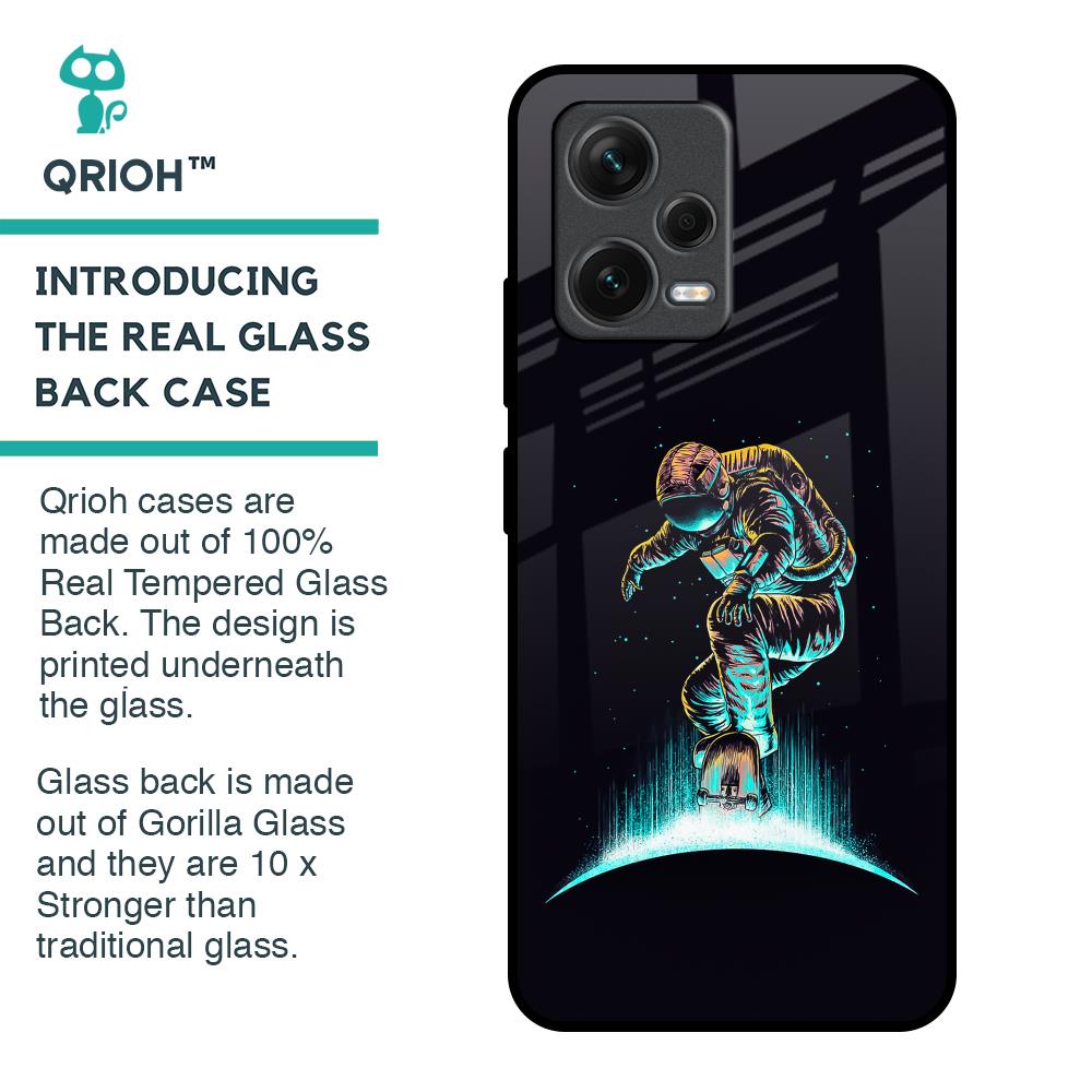 Star Ride Glass Case for Redmi Note 12 5G
