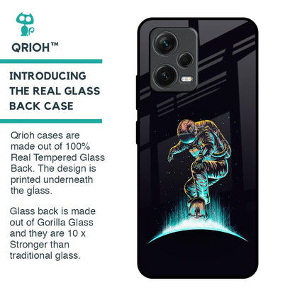 Star Ride Glass Case for Redmi Note 12 5G
