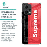 Supreme Ticket Glass Case for Redmi Note 12 5G